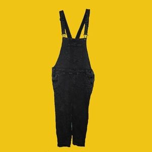 black overalls